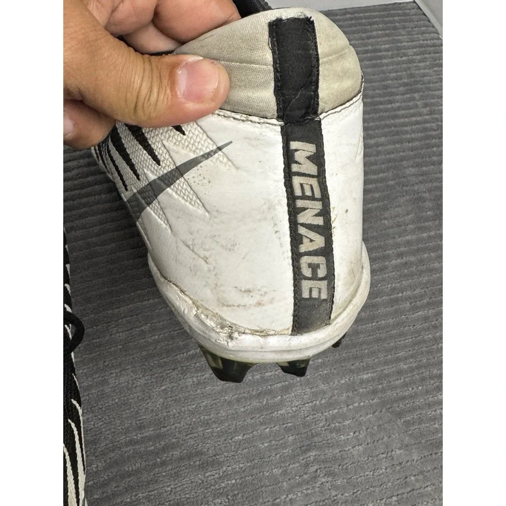 Nike Mens‎ Size 13 Alpha Menace Pro Mid Football Cleats Black And White